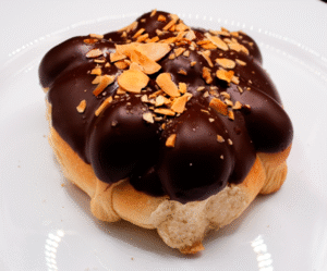 Pan de Muerto cubierta de Chocolate