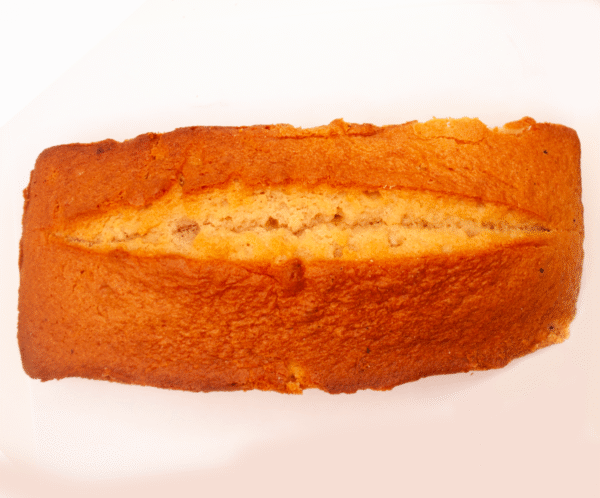 Panque de mantequilla frontal Panque de mantequilla