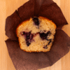mufin de arandano dentro Muffin de Arándano