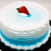 Pastel de Tres Leches Azul