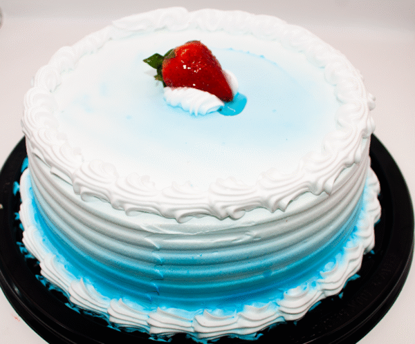 Pastel de Tres Leches Azul