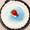Pastel de Tres Leches Azul