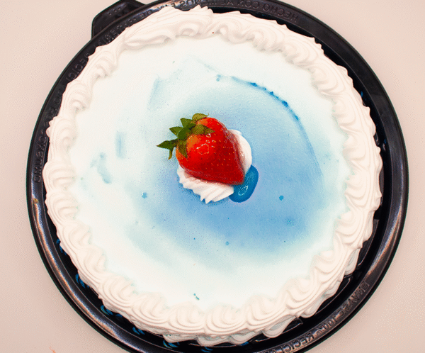 Pastel de Tres Leches Azul